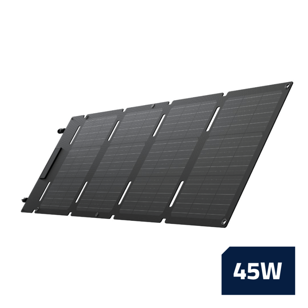 Painel Placa Solar Dobrável 45w Ecoflow com USB-C - Energia