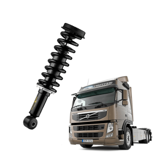 Suspensão Amortecedor Mola Cabine Volvo FM 2003 a 2014 (Traseiro)