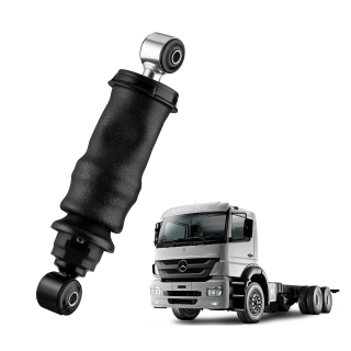 Suspensão Amortecedor Bolsa de Ar Cabine Mercedes-Benz Axor (Traseiro)