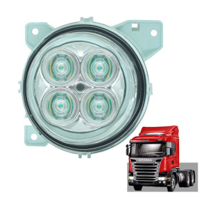 Farol Auxiliar LED 24v Scania R Série 5 a partir de 2010 (Farolete Milha) - Pradolux