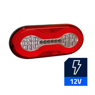Lanterna Traseira LED Universal Carreta Phantom 12v Exclusiva