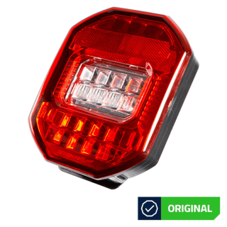 Lanterna Traseira LED Volkswagen Constellation Padrão Original Bivolt 12v 24v Lente em Acrílico 