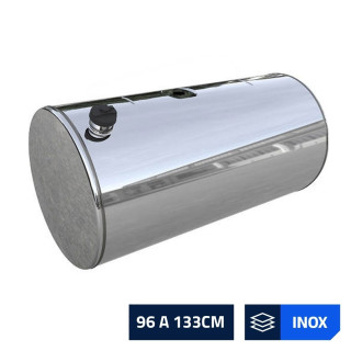 Tanque Diesel Inox Volvo FH FM NH 310 a 425 Litros com Tampa e Chave- Bepo