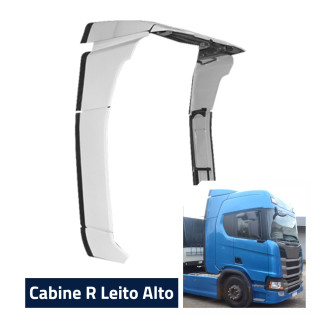 Defletor de Ar Scania NTG Cabine R Leito Teto Alto s/Filtro a partir de 2019 (Aerofolio) - Rodoplast