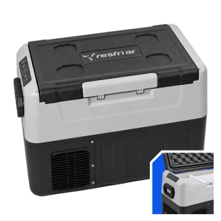 Geladeira Portátil Resfriar Caminhão 35 Litros 12v 24v 110v 220v com Bluetooth App