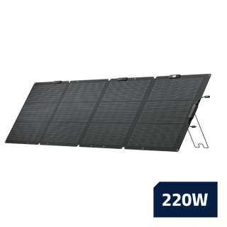 Painel Placa Solar Dobrável 220w Ecoflow Bifacial - Energia Portátil