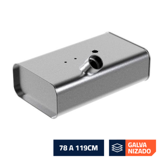 Tanque Diesel Galvanizado 70 a 120 Litros Mercedes Benz - Bepo