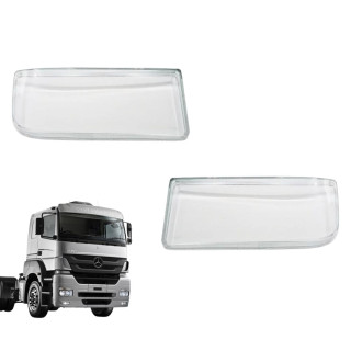 Lente Farol Mercedes-Benz Axor (Vidro) - Nino