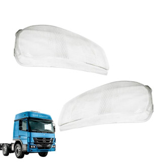Lente Farol Mercedes-Benz Atego (Vidro) - Nino
